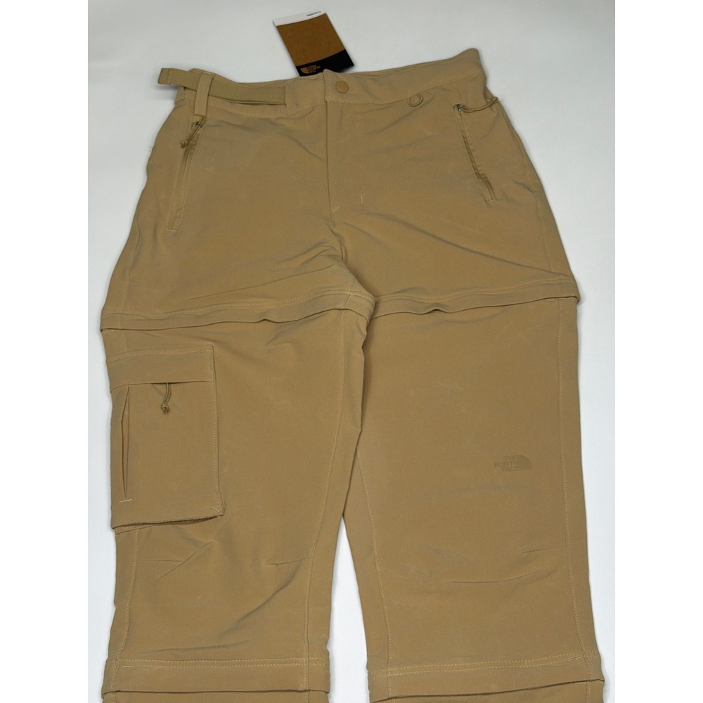 The North Face Womens Bridgeline Zip Convertible Hiking Pants Stone size 0